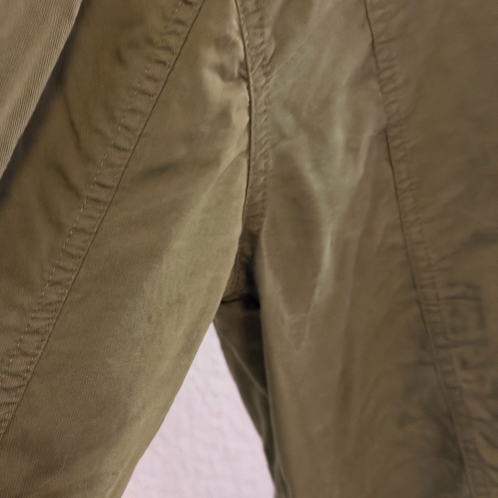 Sanctuary Lightweight Tencel Moto Jacket Olive Green XL - Picture 5 of 11